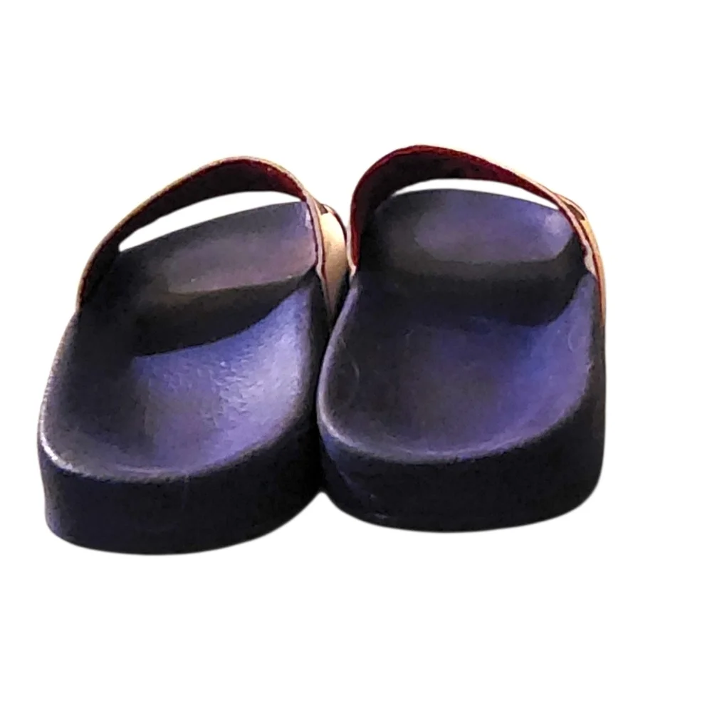 VICTORIAS SECRET PINK LOGO SLIDES SANDALS BEACH SHOWER SHOES SIZE M - Picture 5 of 8